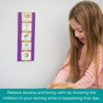 Visual Schedule Routine Chart with pecs Cards to Support Communication for Children - Image 2